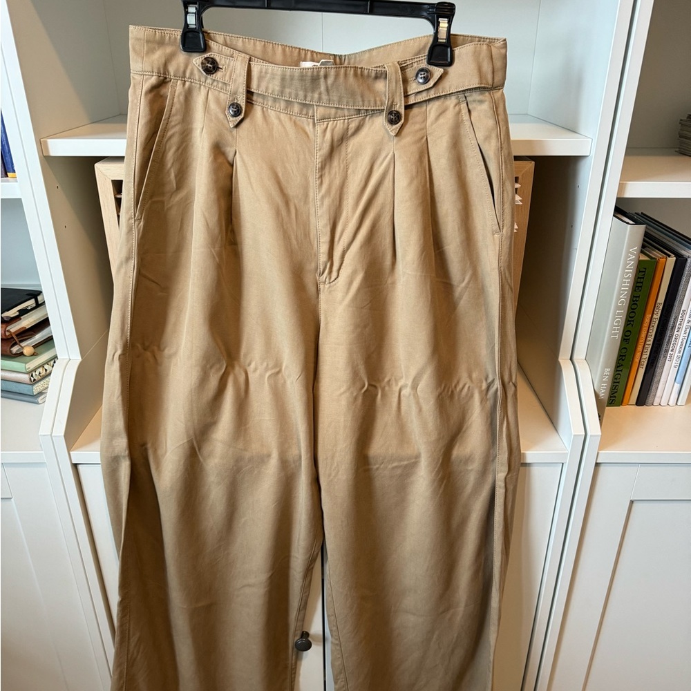 Madewell Harlow Button Tab Pants